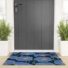 Emanuela Carratoni Moody Blue Garden Welcome Mat - Deny Designs -Deny Designs GUEST 026db87f 0293 49df bc7f dfe5e80e2479
