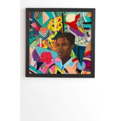 Jennikcole Life In Chaos And Peace Black/Green Framed Wall Canvas - Deny Designs 11 Jennikcole Life In Chaos And Peace Black/Green Framed Wall Canvas - Deny Designs -Deny Designs GUEST 1064f803 89c7 46e8 9c0a 0ceb548835a7