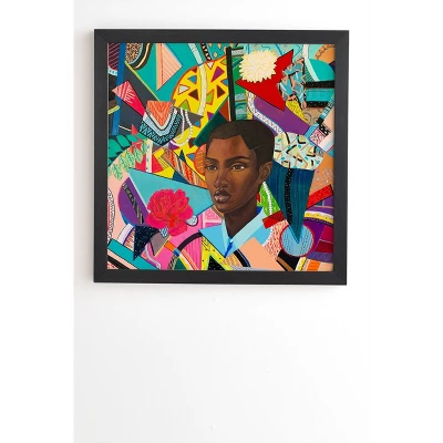 Jennikcole Life In Chaos And Peace Black/Green Framed Wall Canvas - Deny Designs 7 Jennikcole Life In Chaos And Peace Black/Green Framed Wall Canvas - Deny Designs - Image 5