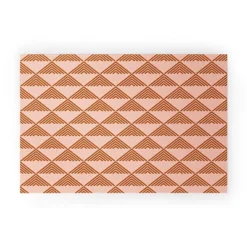 June Journal Triangular Lines In Terracotta Looped Vinyl Welcome Mat - Society6 12 June Journal Triangular Lines In Terracotta Looped Vinyl Welcome Mat - Society6 -Deny Designs GUEST 10f1c6d6 99e1 4f8f 9369 9c60c356d39f