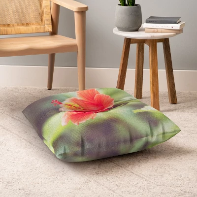Bree Madden Hibiscus Square Floor Pillow - Deny Designs 5 Bree Madden Hibiscus Square Floor Pillow - Deny Designs - Image 3