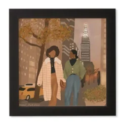 Nawaalillustrations NYC Framed Wall Art Black - Deny Designs -Deny Designs GUEST 15bc1344 be31 4cde 8ffa d9477c6e8366