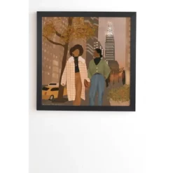 Nawaalillustrations NYC Framed Wall Art Black - Deny Designs -Deny Designs GUEST 19e2dc1e 1f04 4188 a45c e70e54054f65
