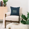 16"x16" Coastal Studio Snow Place Like Home Square Throw Pillow Navy - Deny Designs 1 16"x16" Coastal Studio Snow Place Like Home Square Throw Pillow Navy - Deny Designs -Deny Designs GUEST 1a78759e b89a 4e72 8924 b5779dd1cc06