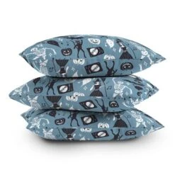 16"x16" Julia Madoka Halloween Night Fever Square Throw Pillow Blue - Deny Designs 7 16"x16" Julia Madoka Halloween Night Fever Square Throw Pillow Blue - Deny Designs -Deny Designs GUEST 1cbe80b2 c8da 4f82 9d2b d00a1f01b8b8
