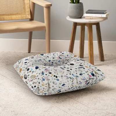 Ninola Design Mineral Terrazzo Square Floor Pillow - Deny Designs 5 Ninola Design Mineral Terrazzo Square Floor Pillow - Deny Designs - Image 3