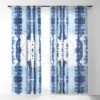 Jacqueline Maldonado Paradigm Blue Single Panel Sheer Window Curtain 64" X 50" - Deny Designs 2 Jacqueline Maldonado Paradigm Blue Single Panel Sheer Window Curtain 64" X 50" - Deny Designs -Deny Designs GUEST 1d3c0849 a0be 4ec4 929e 3f193bc9598f