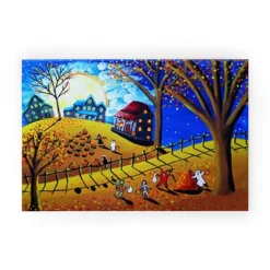 Renie Britenbucher Halloween Looped Vinyl Welcome Mat - Society6 12 Renie Britenbucher Halloween Looped Vinyl Welcome Mat - Society6 -Deny Designs GUEST 1e0f8340 d3e7 4788 b7f7 1c54b471e1df