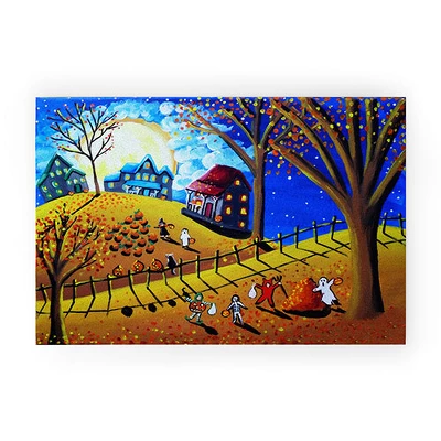 Renie Britenbucher Halloween Looped Vinyl Welcome Mat - Society6 7 Renie Britenbucher Halloween Looped Vinyl Welcome Mat - Society6 - Image 5