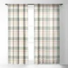 Lisa Argyropoulos Light Cottage Plaid Single Panel Sheer Window Curtain - Deny Designs -Deny Designs GUEST 1e4439a5 d075 48bc 93de ae6b08a4a0bc