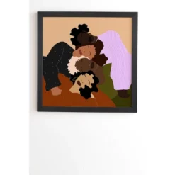 Studio 1514 Brooklyn Sisterhood Framed Wall Canvas Black/Brown - Deny Designs -Deny Designs GUEST 1e4f3e57 4b34 4490 8a31 67cb69401fc6