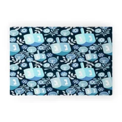 Marni Night Dreidel Looped Vinyl Welcome Mat - Society6 12 Marni Night Dreidel Looped Vinyl Welcome Mat - Society6 -Deny Designs GUEST 1ee64d3d 354e 4b8e 8806 274db08f9e2c