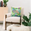 16"x16" SunLee Art Colorful Jungle Square Throw Pillow Green - Deny Designs 2 16"x16" SunLee Art Colorful Jungle Square Throw Pillow Green - Deny Designs -Deny Designs GUEST 223a1992 819e 43c9 bc12 0a0e9c154db6