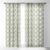 Holli Zollinger Floral Bloom Single Panel Sheer Window Curtain - Deny Designs -Deny Designs GUEST 230b68a8 19c7 4186 8de4 eecf3d0137ed