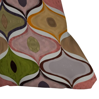 16"x16" Yvonne Z Studios Stone Fruit Square Throw Pillow Green - Deny Designs 4 16"x16" Yvonne Z Studios Stone Fruit Square Throw Pillow Green - Deny Designs - Image 2