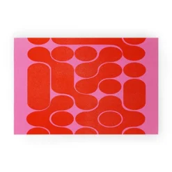 Showmemars Abstract Midcentury Shapes No 6 Welcome Mat - Society6 -Deny Designs GUEST 271817e8 4c2a 4630 abda e8b1cc41ec47