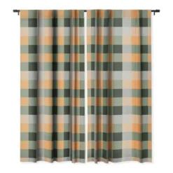 Miho Retro Color Illusion 84" X 50" Single Panel Blackout Window Curtain - Deny Designs -Deny Designs GUEST 28ee1f4e 002d 42ac 80a4 9e2114944af6