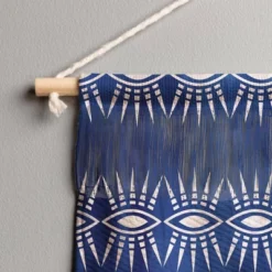 22"x31.5" Schatzi Brown Mila Eye Stripe Indigo Wall Hanging Portrait Blue - Deny Designs -Deny Designs GUEST 28ef01a3 6c5a 4068 acb3 eaf8df9434eb