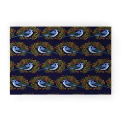 Joy Laforme Christmas Blue Jay Wreaths Welcome Mat - Society6 12 Joy Laforme Christmas Blue Jay Wreaths Welcome Mat - Society6 -Deny Designs GUEST 29f3be54 8533 42c5 8a15 e5fd771cbd79