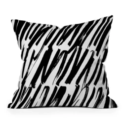 Rebecca Allen Covered Square Throw Pillow Black/White - Deny Designs -Deny Designs GUEST 2bee3165 f6b4 4fe0 b390 15512c75f8e0
