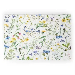 UtArt Scandinavian Midsummer Blue Welcome Mat - Society6 -Deny Designs GUEST 2c623dc8 054b 47c2 af57 f74291c94abc