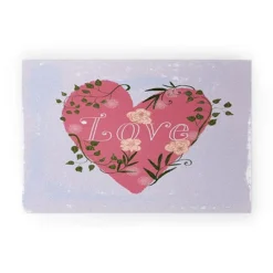 Joy Laforme Love Your Valentine Welcome Mat - Society6 -Deny Designs GUEST 2cdfbed4 d3a7 4620 8d36 417615c0beb7
