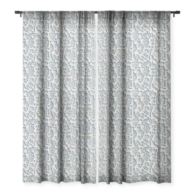 Holli Zollinger Paloma Blue Single Panel Sheer Window Curtain - Deny Designs 4 Holli Zollinger Paloma Blue Single Panel Sheer Window Curtain - Deny Designs - Image 2