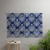 47"x32" Marta Barragan Camarasa Pattern Indigo Wall Hanging Landscape Tapestries Black - Deny Designs -Deny Designs GUEST 2f0f13e0 e972 4182 926e 4065d132a235