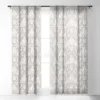 Heather Dutton Delancy Taupe Single Panel Sheer Window Curtain - Deny Designs -Deny Designs GUEST 2fb1d765 88b2 4411 b59f 52ef0c7e71e2