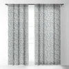 Holli Zollinger Paloma Blue Single Panel Sheer Window Curtain - Deny Designs -Deny Designs GUEST 33515690 b54a 4382 8819 505824b0ff28