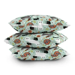 16"x16" Pet Friendly Pitbull Halloween Costumes Square Throw Pillow Green - Deny Designs -Deny Designs GUEST 3669c3d4 a296 4f76 a4a8 8e487a3fdaee