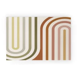 Colour Poems Bold Curvature Stripes I Looped Vinyl Welcome Mat - Society6 12 Colour Poems Bold Curvature Stripes I Looped Vinyl Welcome Mat - Society6 -Deny Designs GUEST 37018a2e ab06 4801 b19d 6a17131ab3a4