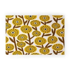 Alisa Galitsyna Mid Century Garden Looped Vinyl Welcome Mat - Society6 -Deny Designs GUEST 388ca9bc e52e 4764 848e e8418070457f
