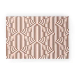 Marta Barragan Camarasa Terracotta Retro Lines Looped Vinyl Welcome Mat - Society6 12 Marta Barragan Camarasa Terracotta Retro Lines Looped Vinyl Welcome Mat - Society6 -Deny Designs GUEST 3c43a32e 445b 4d11 9e3e 38d8a4004486