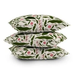 Mary Joak Aanu The Plant Lady Square Throw Pillow Green/Ivory - Deny Designs -Deny Designs GUEST 3f081832 a3fe 4833 a5ee 9f35cc63c97f