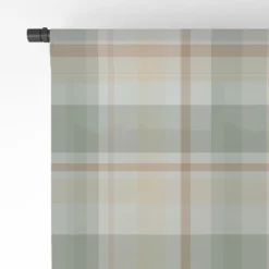 Lisa Argyropoulos Light Cottage Plaid Single Panel Sheer Window Curtain - Deny Designs -Deny Designs GUEST 3f8e32c1 f811 48ca 85be 8347c61daf38