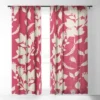 Viviana Gonzalez Floral Magenta Vibes Single Panel Sheer Window Curtain - Deny Designs 1 Viviana Gonzalez Floral Magenta Vibes Single Panel Sheer Window Curtain - Deny Designs -Deny Designs GUEST 40ac79a7 cd74 473e bb52 06f2f992c0c6