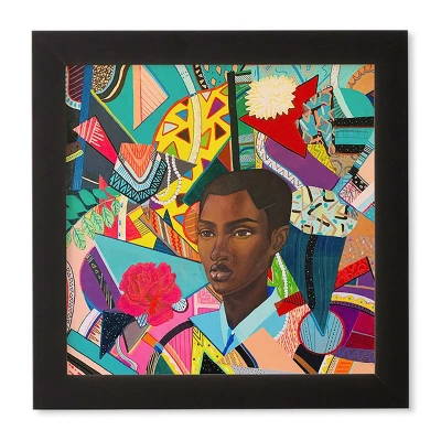 Jennikcole Life In Chaos And Peace Black/Green Framed Wall Canvas - Deny Designs 5 Jennikcole Life In Chaos And Peace Black/Green Framed Wall Canvas - Deny Designs - Image 3