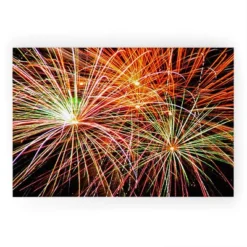 Shannon Clark Fireworks Welcome Mat - Society6 -Deny Designs GUEST 42550695 2992 4411 adc4 dc91311df9c2