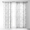 Emanuela Carratoni Line Art Floral Theme Single Panel Sheer Window Curtain - Deny Designs -Deny Designs GUEST 4355f506 7743 48f3 856d bb5341a33924