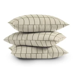 16"x16" Alisa Galitsyna Back To Basics Sand Square Throw Pillow Olive - Deny Designs -Deny Designs GUEST 459530db f401 4d24 aef6 8502a199b7b3