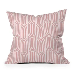 Mirimo Bows Outdoor Throw Pillow Pink/White - Deny Designs -Deny Designs GUEST 485ffd36 093d 4962 b465 d0bf607f84db
