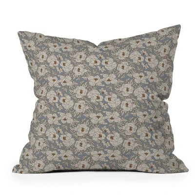 Holli Zollinger Indra Poppy Outdoor Throw Pillow Denim Gray - Deny Designs 5 Holli Zollinger Indra Poppy Outdoor Throw Pillow Denim Gray - Deny Designs - Image 3