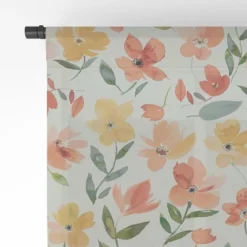 Ninola Design Countryside Fresh Flowers Single Panel Sheer Window Curtain - Deny Designs -Deny Designs GUEST 49fdfe22 1d3c 4365 ad4c c86133916bce