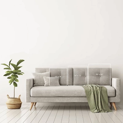 The Colour Study Hands Drawing Square Throw Pillow White - Deny Designs 4 The Colour Study Hands Drawing Square Throw Pillow White - Deny Designs - Image 2