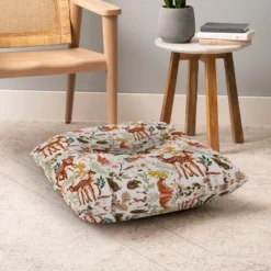 Marta Barragan Camarasa Fawns In The Autumn Forest Square Floor Pillow - Deny Desings -Deny Designs GUEST 4bd0c103 12a1 467f a3f1 d28450be2362