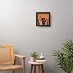 Nawaalillustrations Power To The People Framed Wall Art Black - Deny Designs -Deny Designs GUEST 4dcb377d 57e9 40fb a992 a4a2bdde03c6