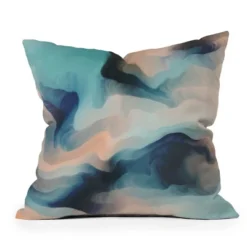 Marta Barragan Camarasa Abstract Tidal Waves Outdoor Throw Pillow Blue - Deny Designs -Deny Designs GUEST 52dad344 636a 41f6 aac2 992695cda32c