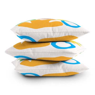 16"x16" Lane And Lucia Collecting Happy Things Square Throw Pillow Cream - Deny Designs 5 16"x16" Lane And Lucia Collecting Happy Things Square Throw Pillow Cream - Deny Designs - Image 3