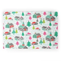 Wendy Kendall Christmas Town Looped Vinyl Welcome Mat - Society6 -Deny Designs GUEST 58bf0df2 9fee 458f ab22 aa92f748f609